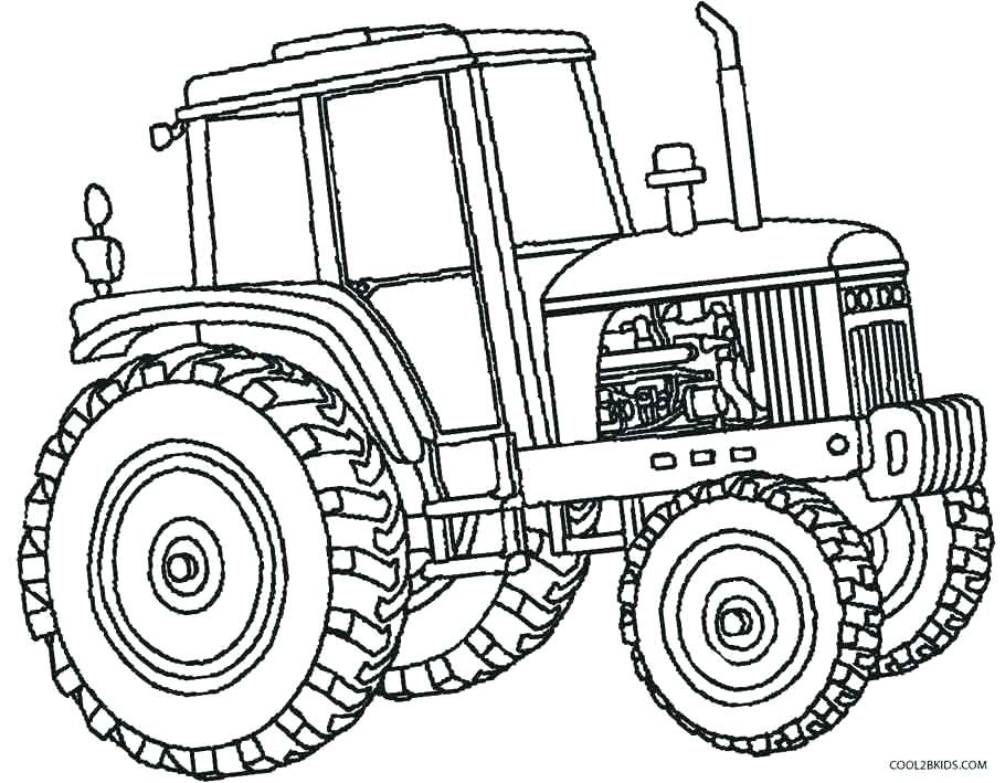 910x709 Case Ih Tractor Coloring Pages Combine Coloring Pages John Tractor