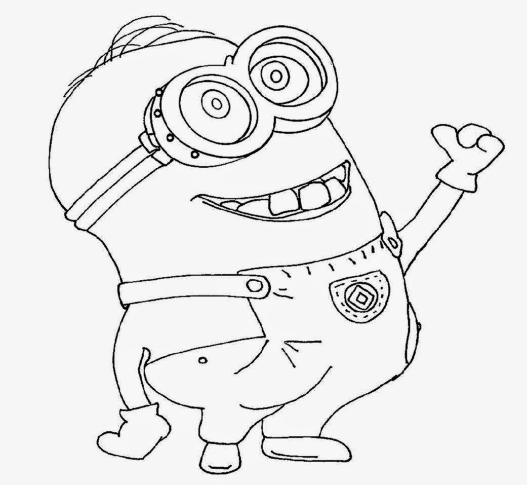 1041x957 Despicable Me Coloring Pages Free Coloring Pictures