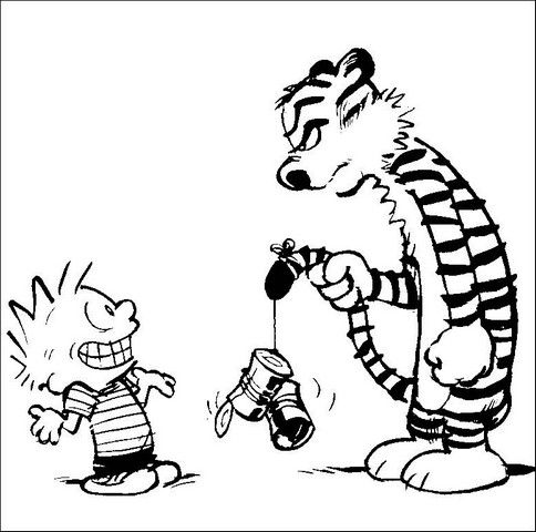 484x480 Calvin And Hobbes Coloring Pages