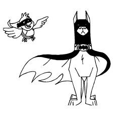 230x230 Batman Coloring Pages Free Printable For Kids