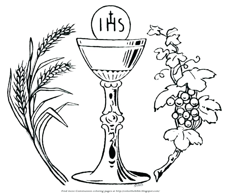 936x796 Eucharist Coloring Pages First Communion Coloring Pages Cross
