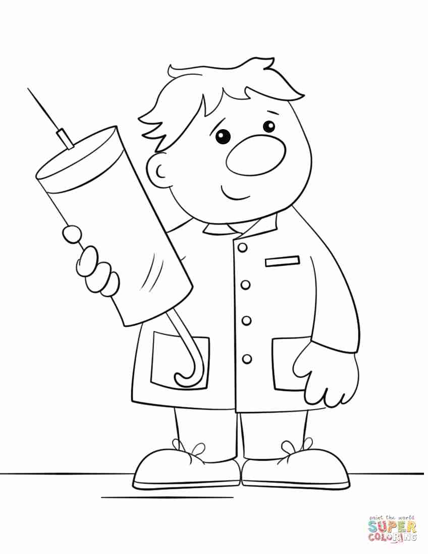 848x1098 Community Helper Coloring Pages Throughout Olegratiy