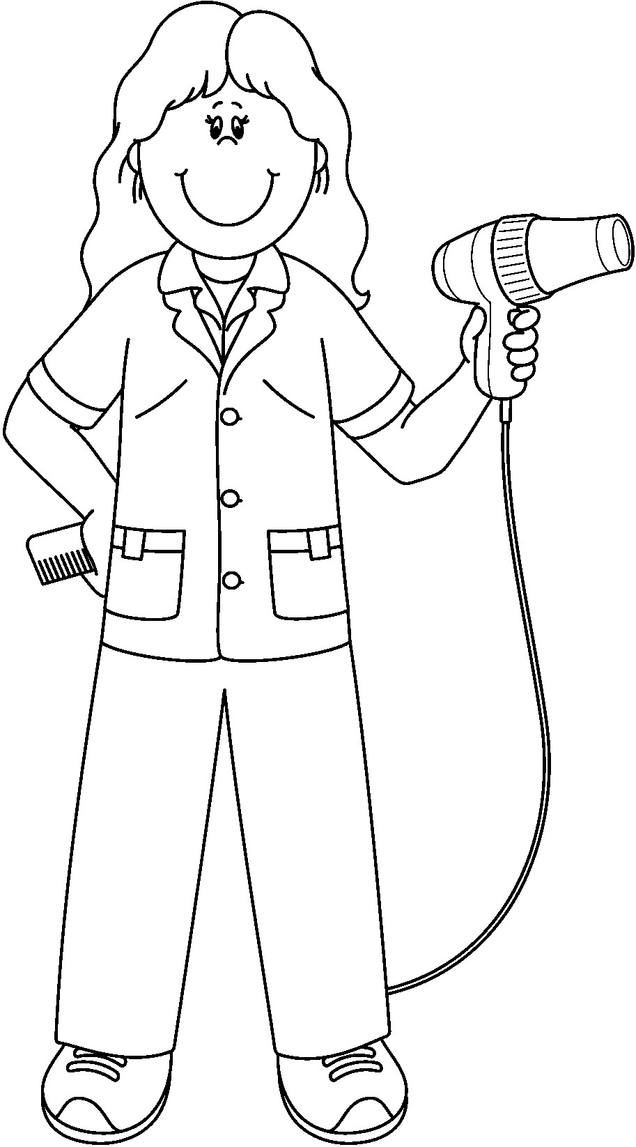 913x1646 New Community Helpers Coloring Sheets Page