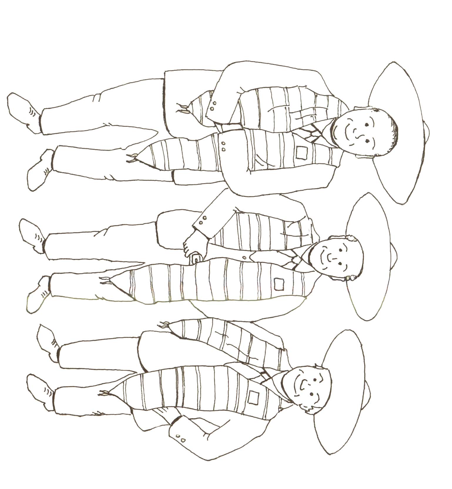1539x1666 Community Bank Of Elmhurst Gt Three Amigos Coloring Page