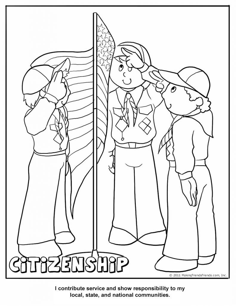 791x1024 Cub Scout Coloring Pages