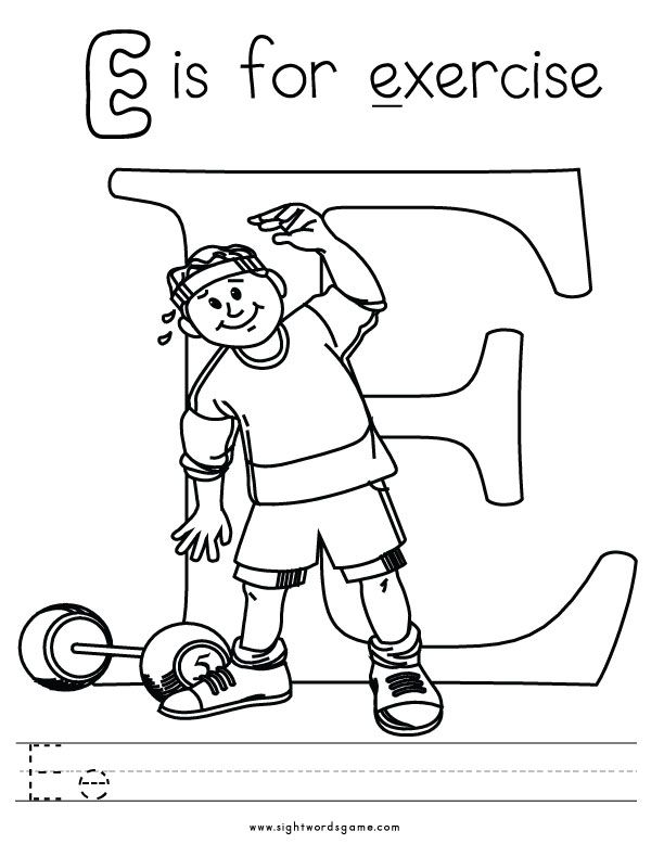 612x790 Letter E Coloring Page Kids Learning, Teaching, Homeschool