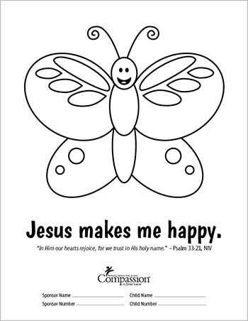 350x452 Send Your Sponsored Child Fun And Meaningful Coloring Sheets This