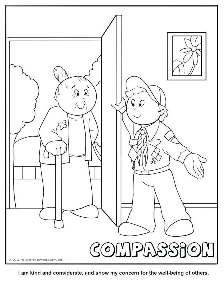 728x942 Compassion Coloring Pages Respect Coloring Pages With Wallpapers