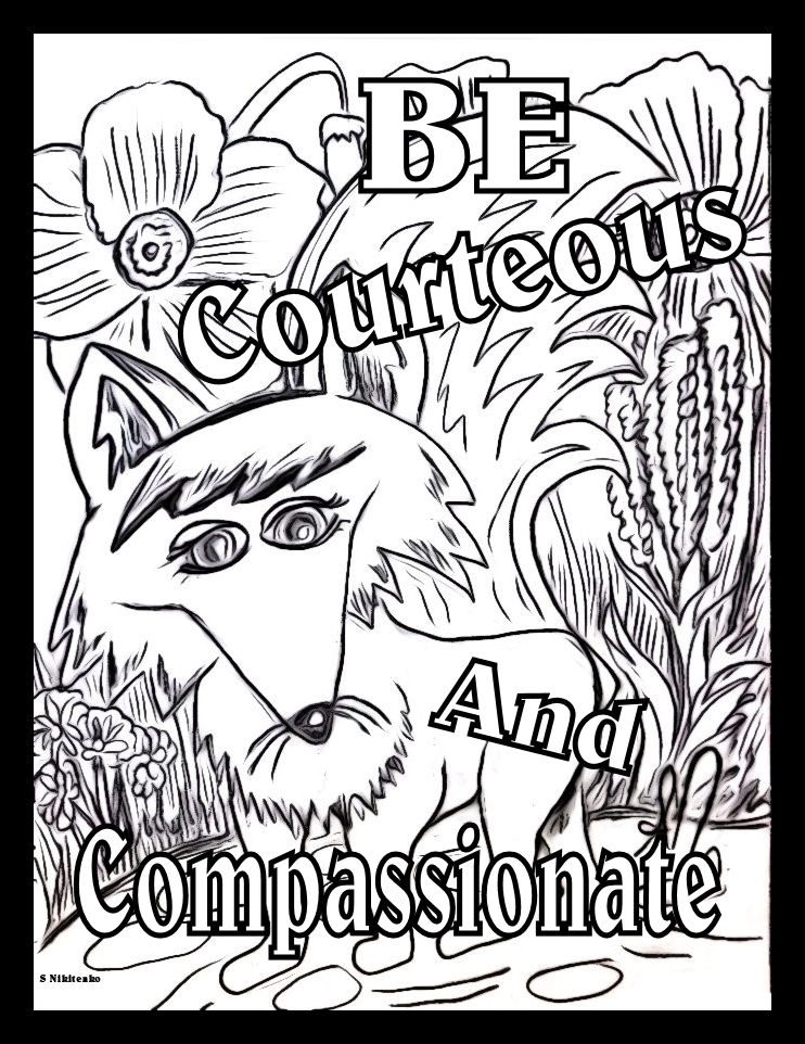 742x962 Children's Gems In My Treasure Box Be Courteous And Compassionate