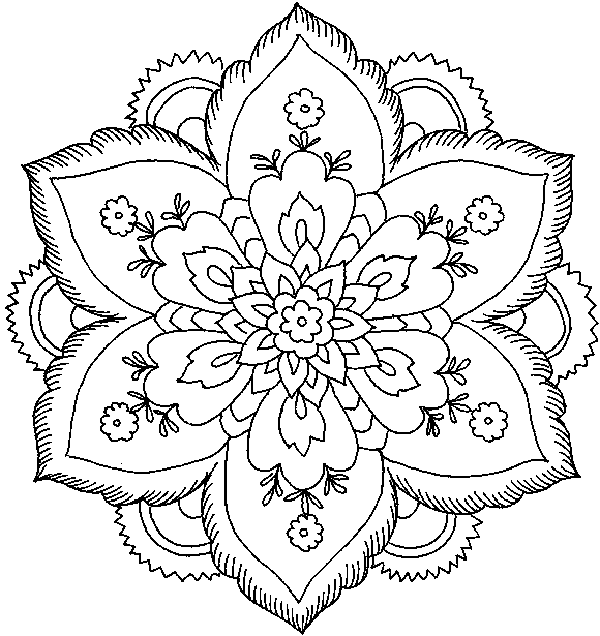 600x636 Christmas Coloring Pages Difficult Printable Christmas Coloring
