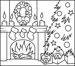 256x226 Christmas Coloring Online