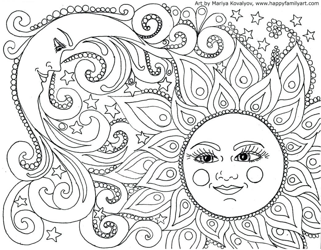 1043x811 Easy Complex Coloring Pages For Girls Printable Islamic Mosaic