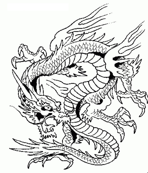 626x730 Fresh Gallery Of Complex Dragon Coloring Pages Free Coloring
