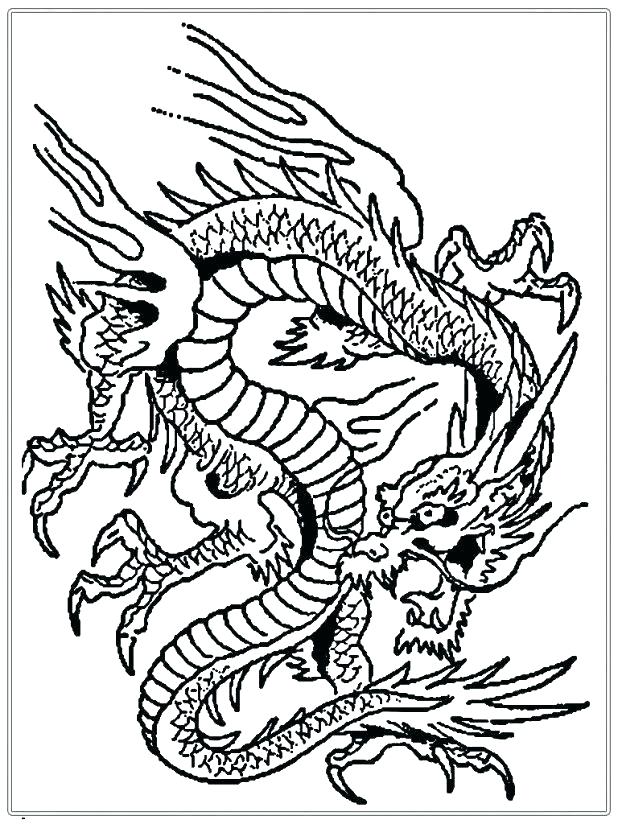 618x824 Dragon Coloring Pages Adults Or Dragon Coloring Pages