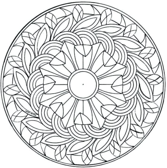 711x712 Complex Coloring Pages Complex Flower Coloring Pages Max Coloring
