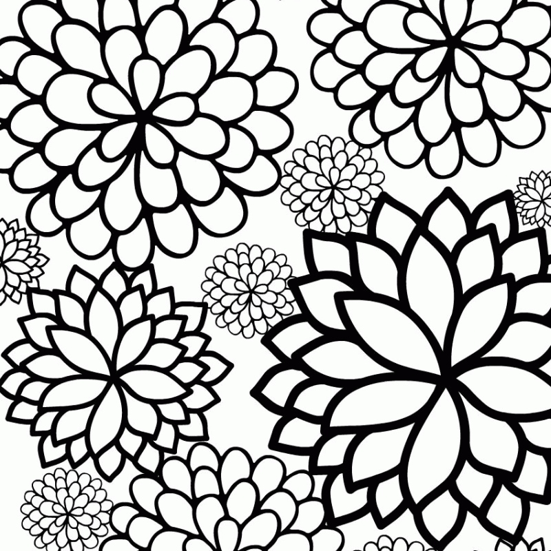 800x800 Printable Complex Coloring Pages Unique Plex Flower Coloring Pages