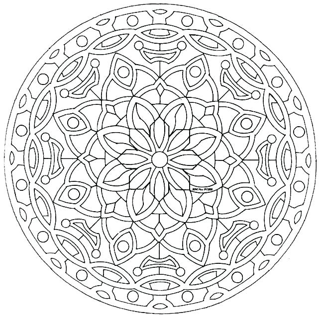 Complex Geometric Coloring Pages at GetDrawings | Free download