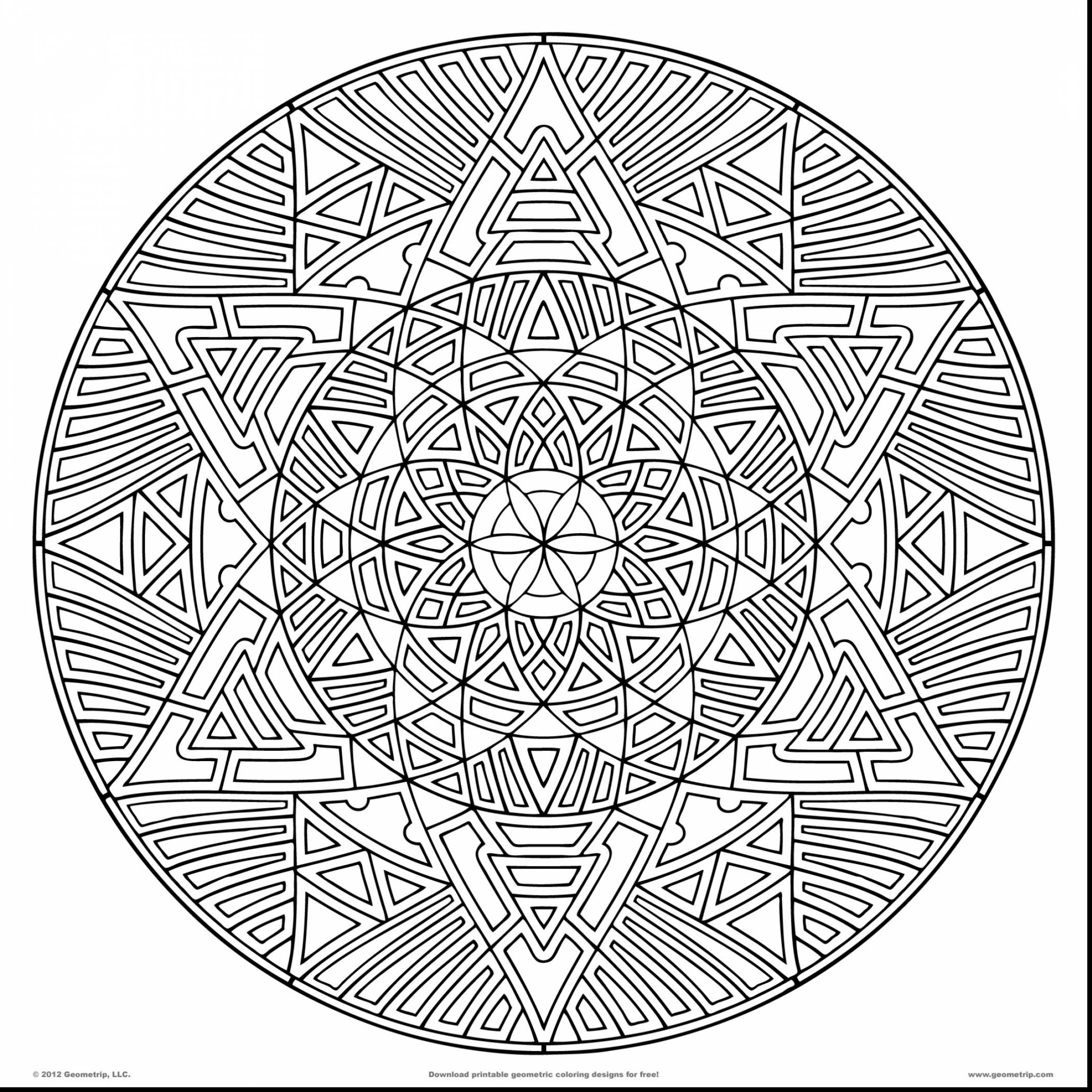 2310x2310 Complex Mandala Coloring Pages Printable