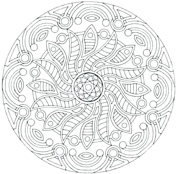 618x614 Halloween Mandala Coloring Pages Mandala Coloring Pages Printable