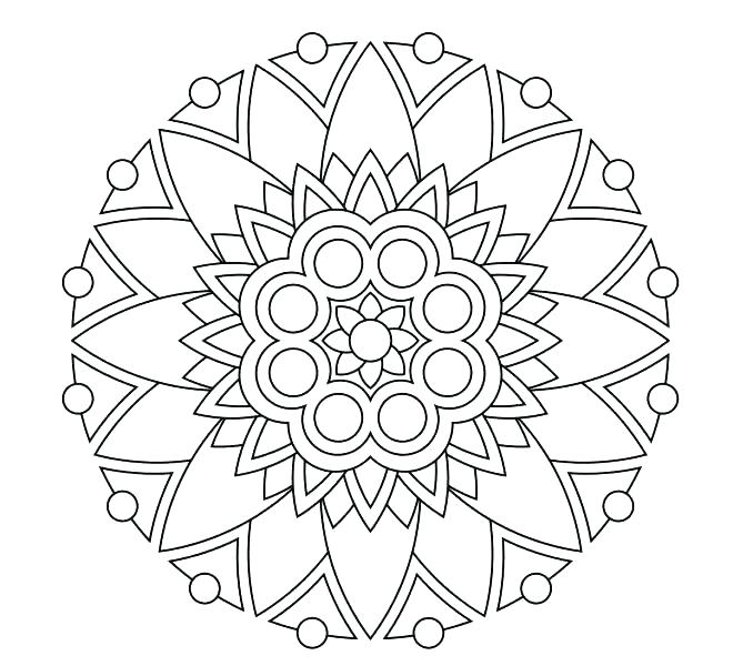 Complex Mandala Coloring Pages Printable at GetDrawings | Free download