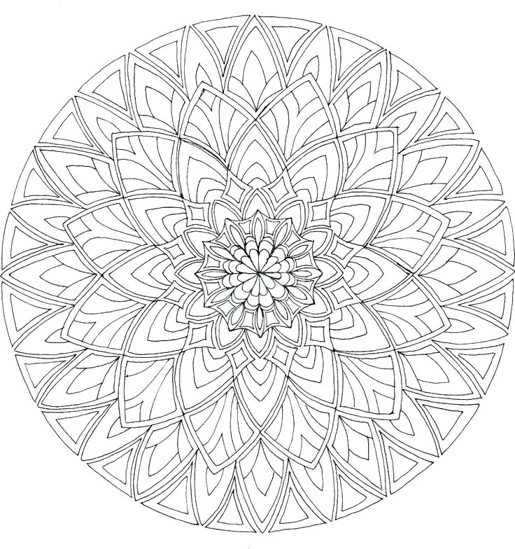 736x784 Printable Mandala Coloring Pages Adults Coloring Pages