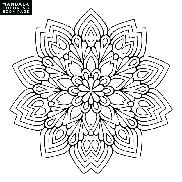 626x626 Intricate Flower Coloring Pages Complicated Coloring Sheets