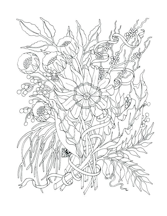570x738 Complicated Coloring Pages For Adults