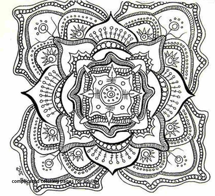 736x671 Free Printable Mandala Coloring Pages For Adults For Complicated