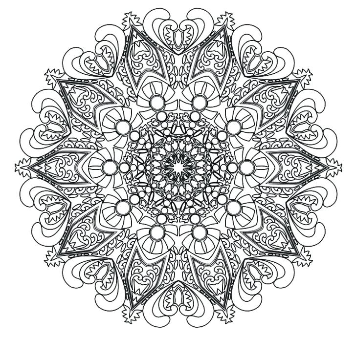 728x690 Detailed Mandala Coloring Pages Intricate Mandala Coloring Pages