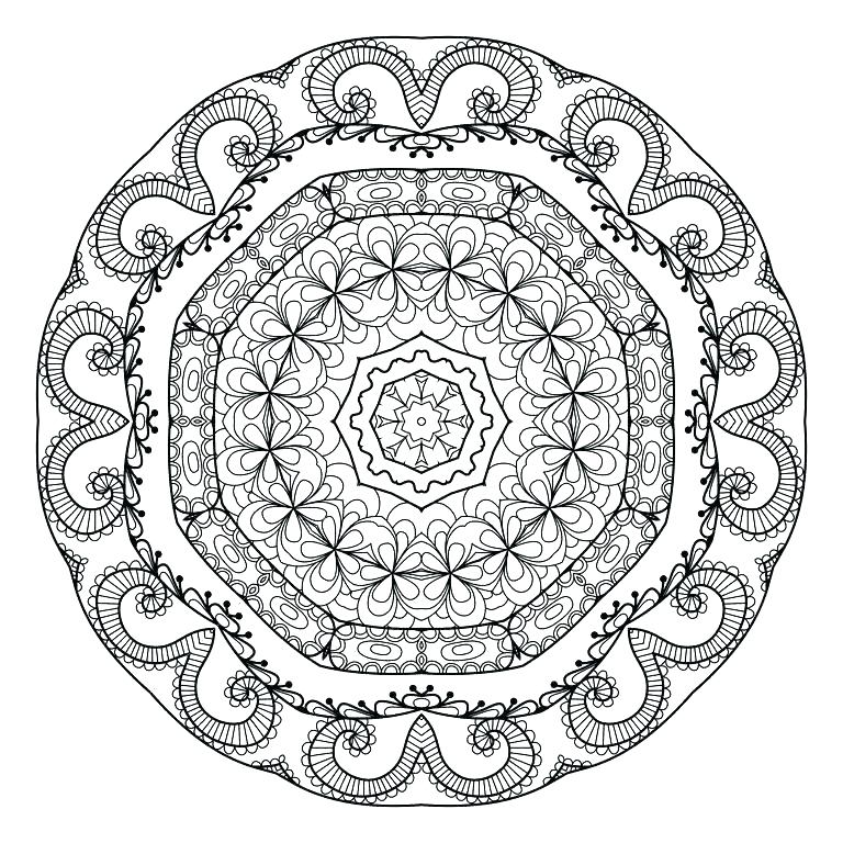 768x768 Free Intricate Coloring Pages Complicated Coloring Pages Free Free