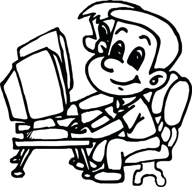 618x603 Computer Parts Coloring Pages Body Computer Parts Coloring Sheets