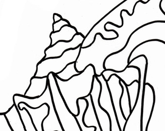 340x270 Seahorse Coloring Page Embroidery Pattern Seahorse Art