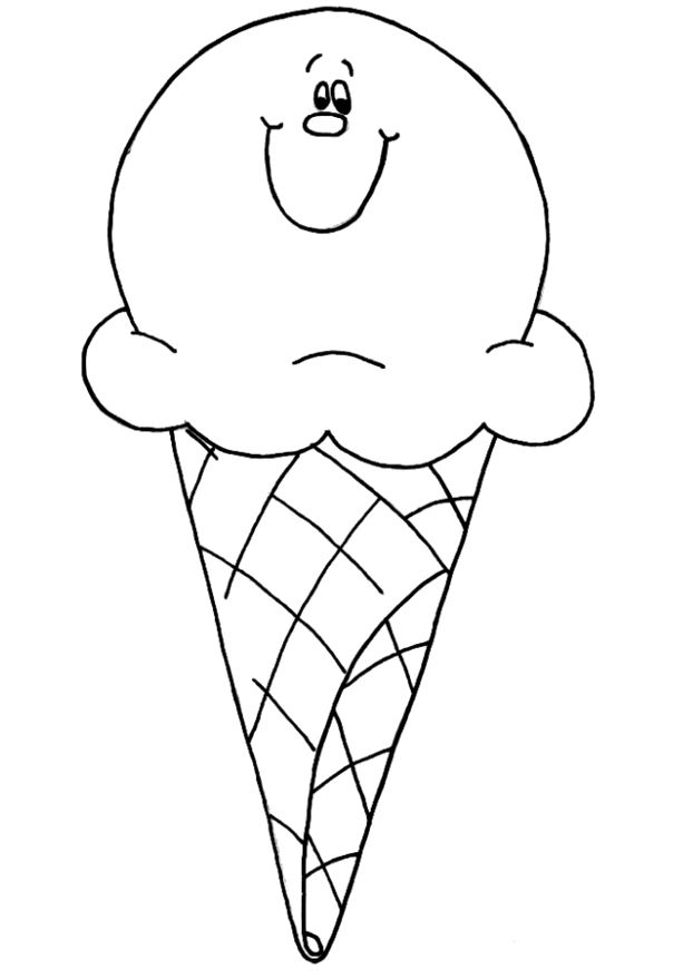 613x879 Snow Cone Coloring Page Smile Ice Cream Coloring Pages The Parlour