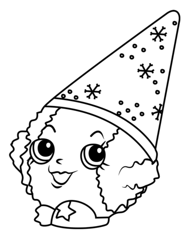 371x480 Snow Cone Coloring Page Snow Crush Shopkin Coloring Page Free