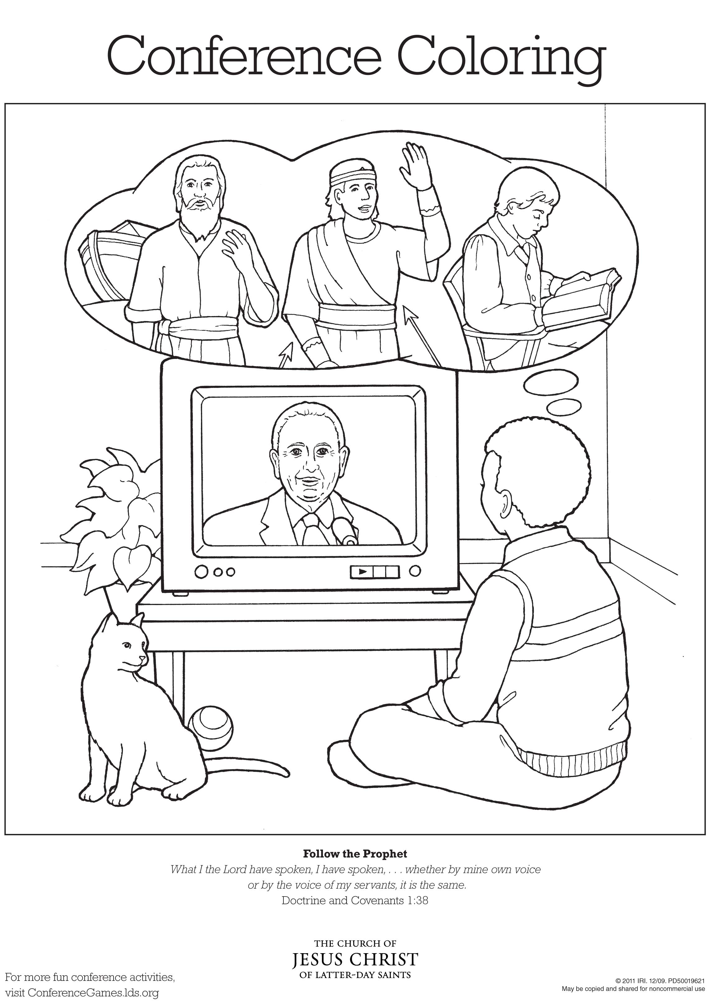 2324x3221 Conference Coloring Page Lds Lesson Ideas
