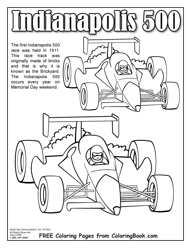 612x792 Coloring Books Free Online Coloring Indianapolis Page