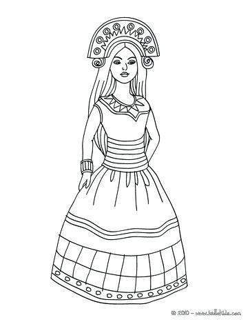 363x470 Inca Coloring Pages For Girls