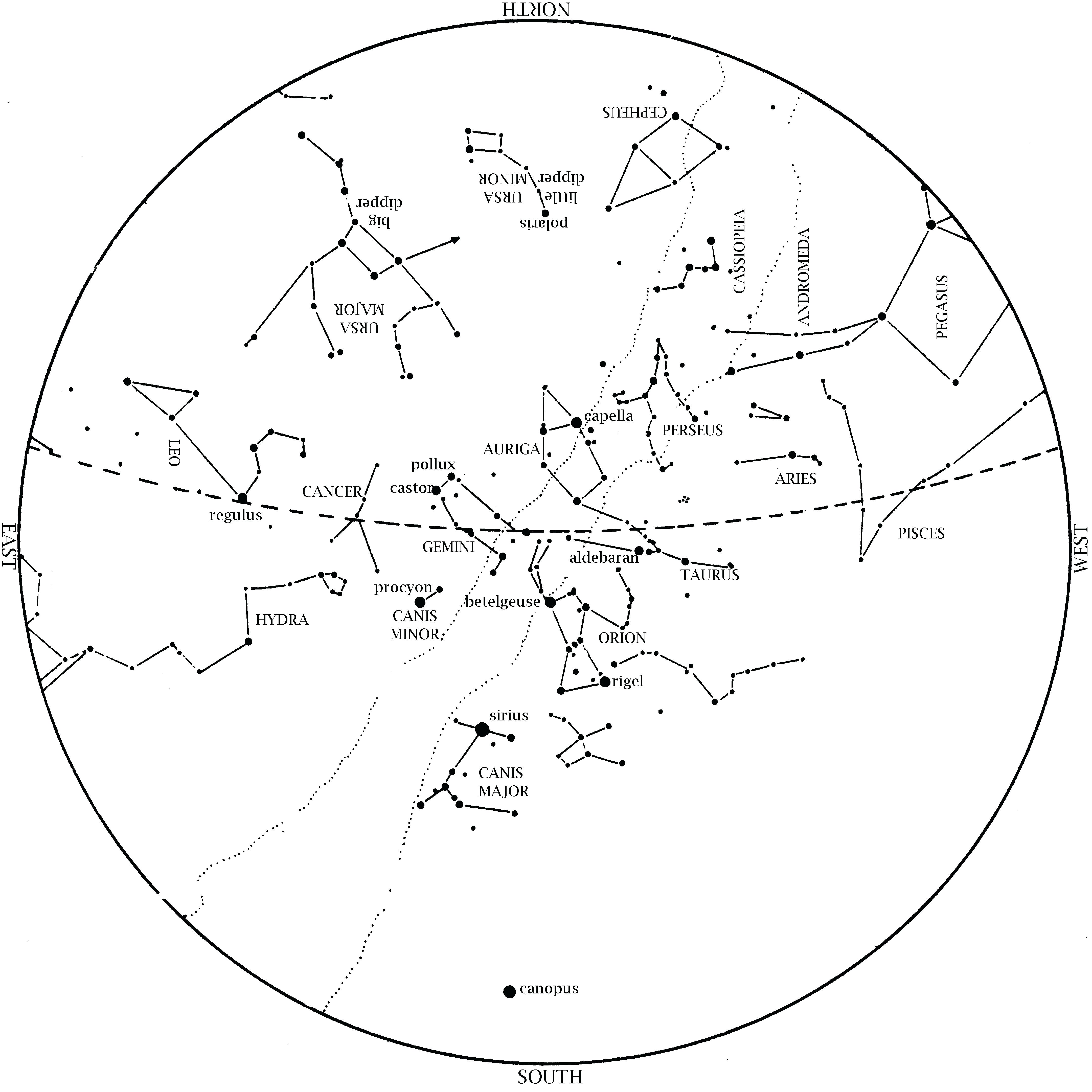 4320x4320 Constellations Coloring Pages