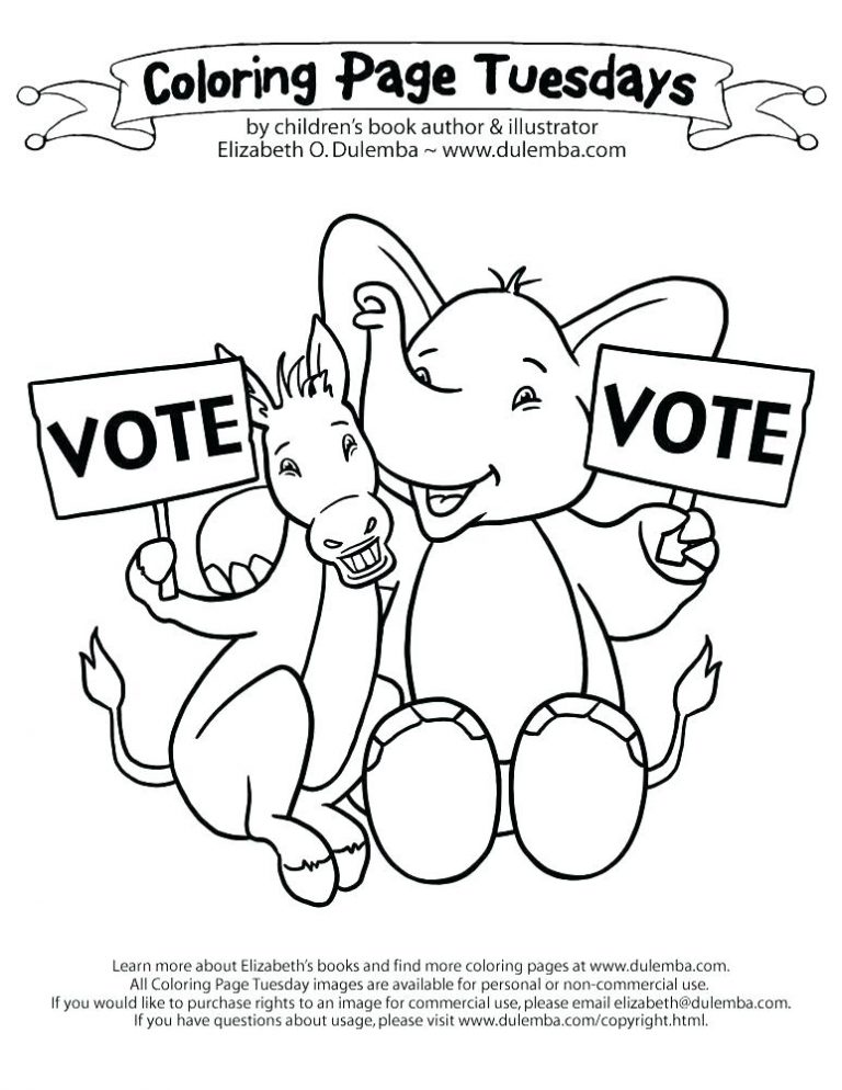768x994 Election Day Coloring Pages Preschool Best Of Constitution Bill