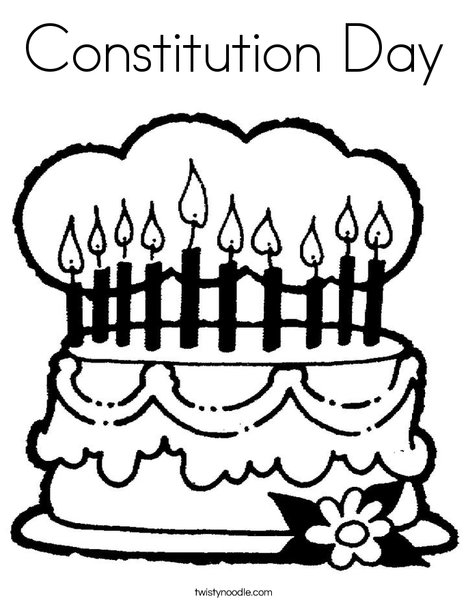 468x605 Constitution Day Coloring Page
