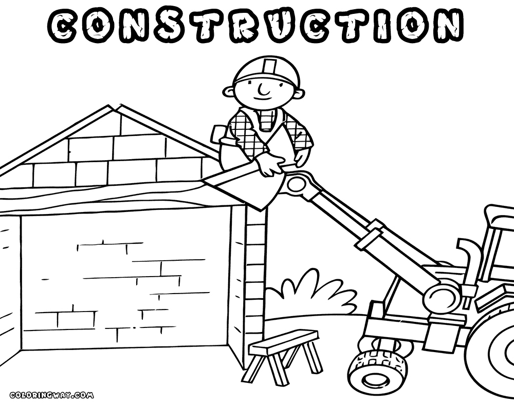 1000x793 Construction Coloring Pages Awesome Construction Coloring Page