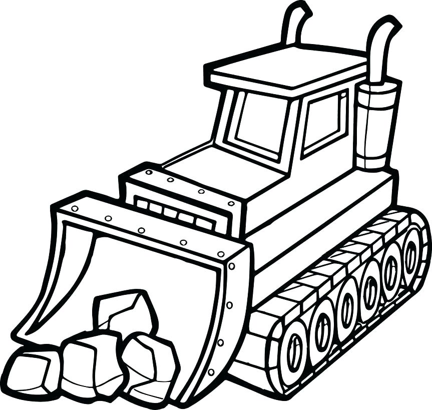 863x819 Bulldozer Coloring Page Fresh Construction Nt Coloring Pages