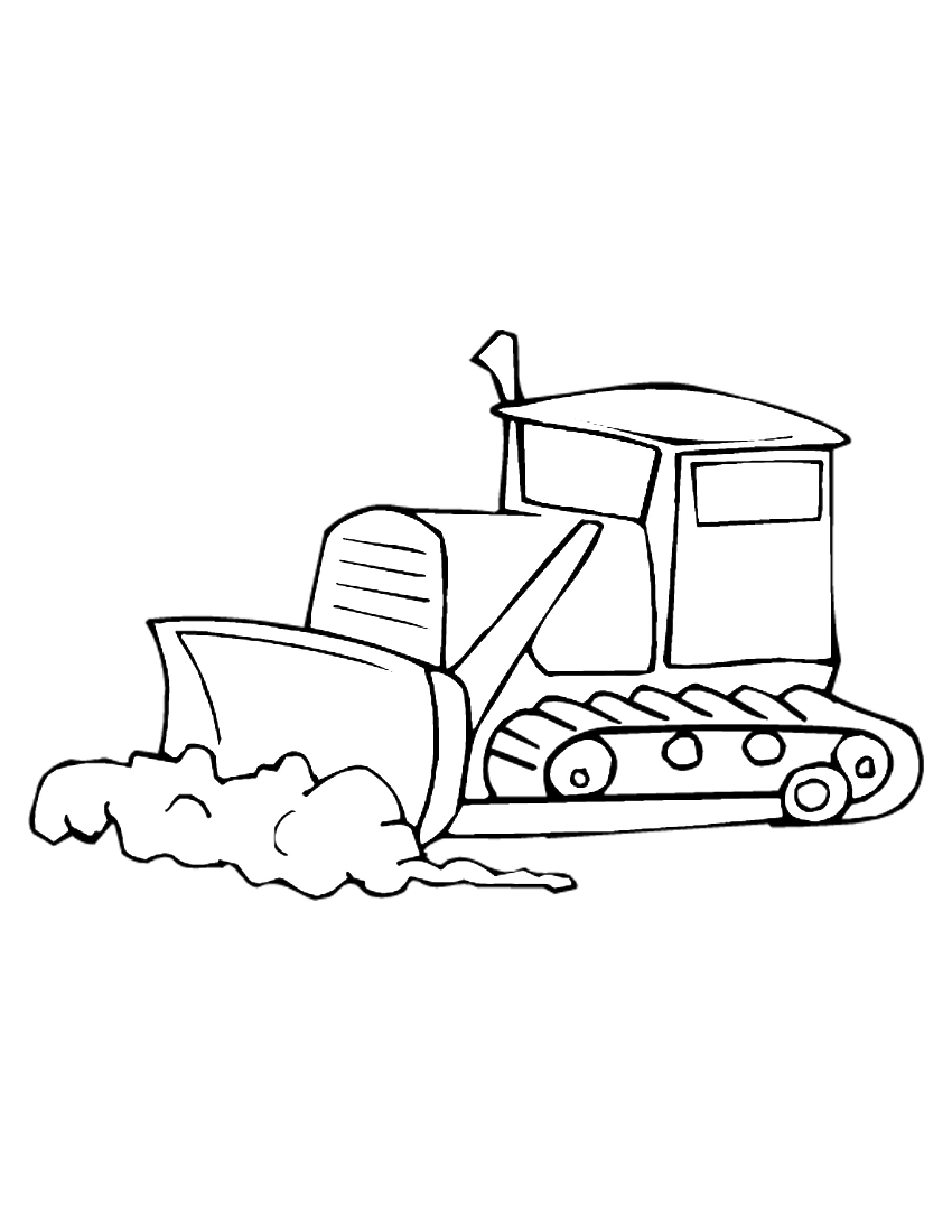 2550x3300 Construction Equipment Coloring Pages