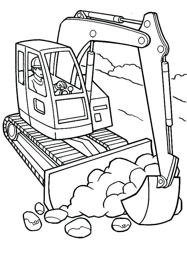 600x856 Construction Equipment Coloring Pages Construction Coloring Pages