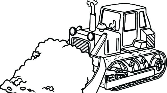 585x329 Construction Equipment Coloring Pages Tools Coloring Page