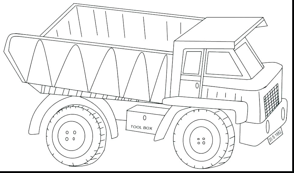 970x571 Free Construction Coloring Pages