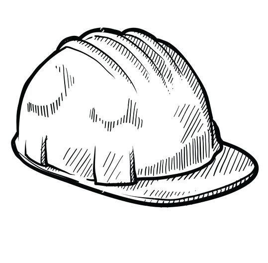 539x528 Construction Hard Hat Coloring Page With Wallpapers Phone