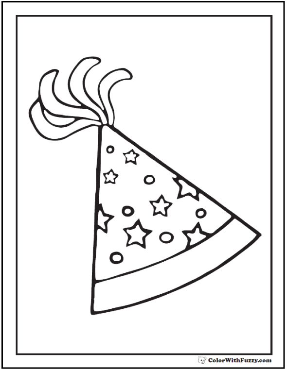 590x762 Birthday Coloring Pages Customizable Pdf