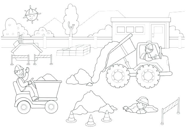 626x436 Tool Coloring Pages Construction Themed Coloring Sheets Pages