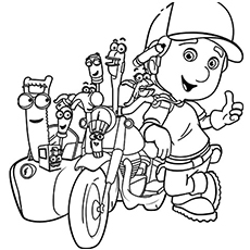 230x230 Top Free Printable Handy Manny Coloring Pages Online